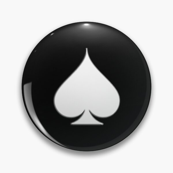Item preview, Spades Suit, Pike, Schippe, Shovel, Picche, Picas, Pik, white (2021-3-CARDS-5) designed and sold by NY-Prints-USA.
