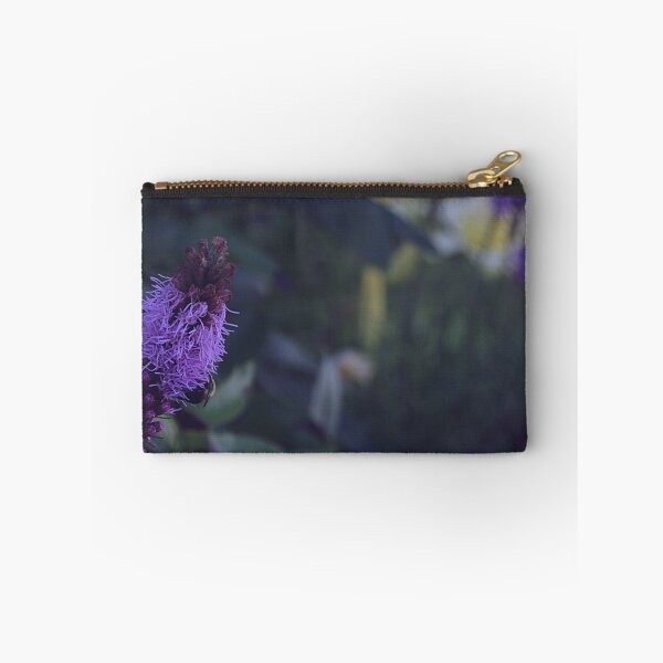 Item preview, Dense Blazing Star Flowers in Dense Green Leaves Prairie Gay Feather designed and sold by Mothe3rd.