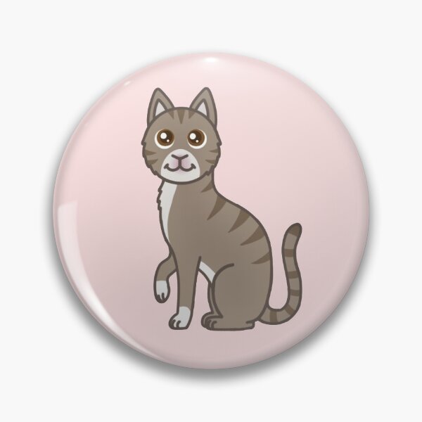 Item preview, Grey Tabby Cat designed and sold by Moni-Makes-Art.