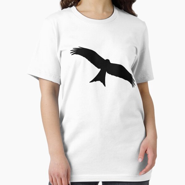 Item preview, Rotmilan Silhouette in schwarz Flugbild designed and sold by Treemonk.