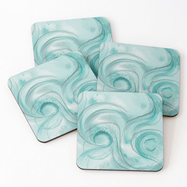 Item preview, Abstract waves fluid art designed and sold by Mashusha-art.
