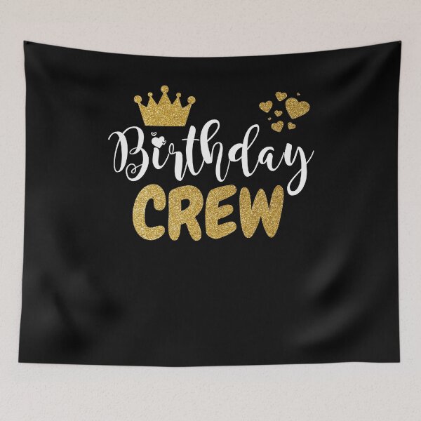 Item preview, Birthday Crew Girls queen Gift - Birthday girl party gift designed and sold by oussama dif.
