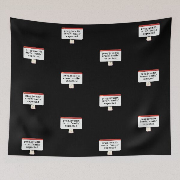 Item preview, Error: Smile Expected | Geeks Collection designed and sold by Viombhte-Prints.
