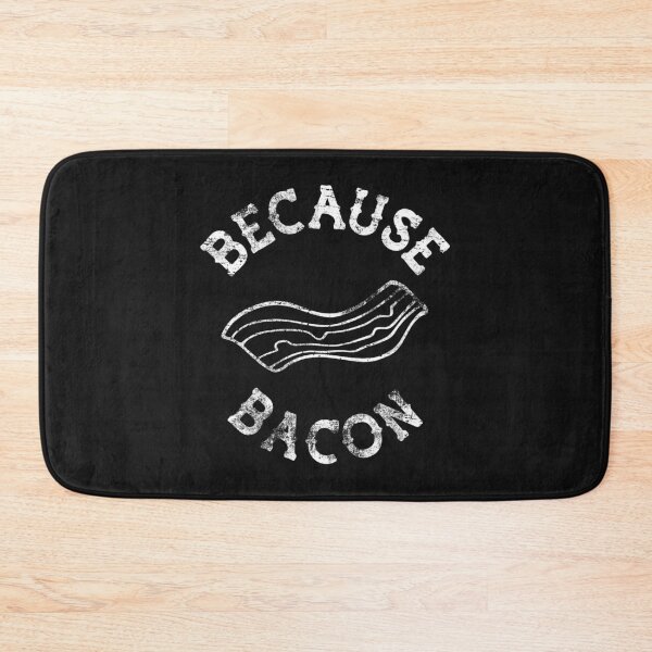 Item preview, Because Bacon Bacon Love Bacon Porn Bacon Life Distressed White designed and sold by thirdeyeblue.