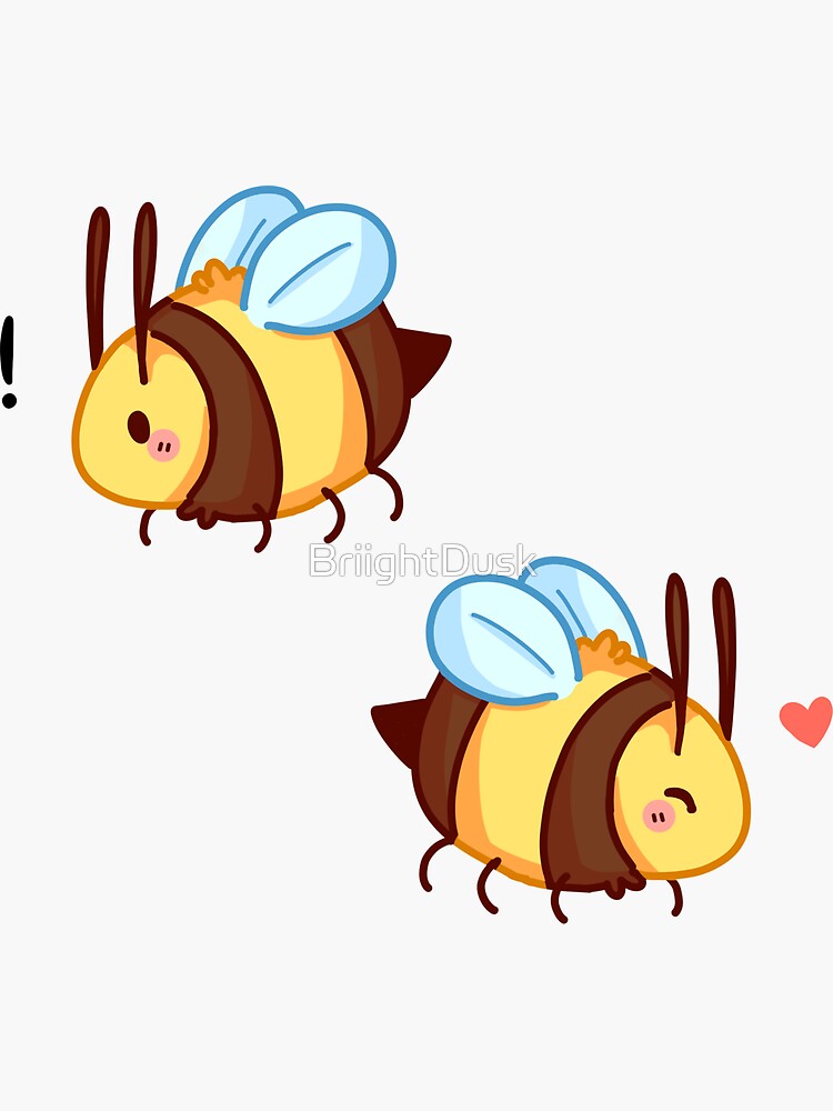 Cute Wholesome Bee Save the Bees Bumblebee' Sticker