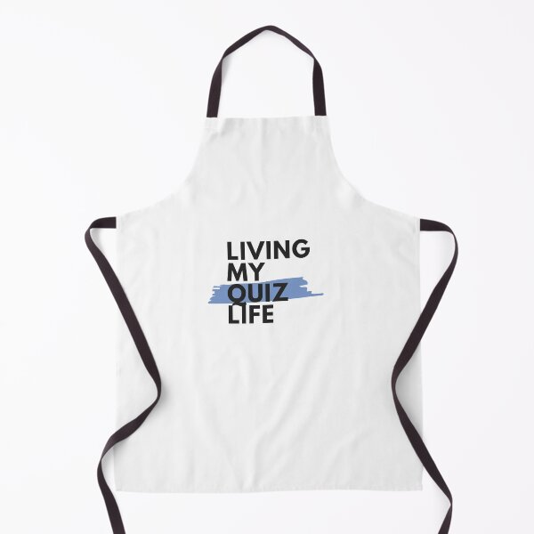 Item preview, Living my Quiz Life Blue designed and sold by PaynesPopUpQuiz.