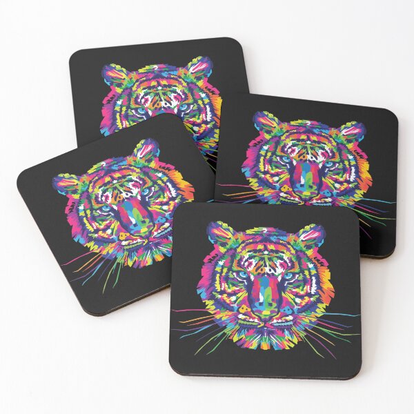 Item preview, Striking Tiger Geometric Head designed and sold by WowAllinOne.