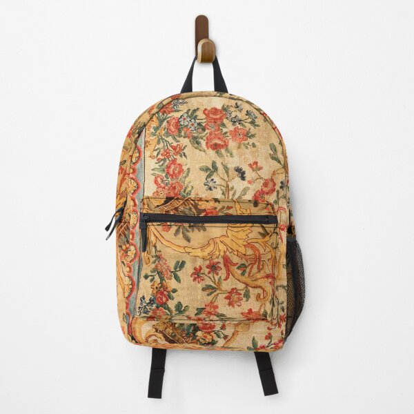 Item preview, Savonnerie Antique Floral French Rug Print designed and sold by Vicky Brago-Mitchell®.