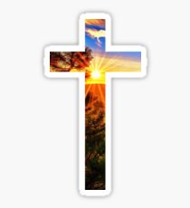 Christian Cross Sticker
