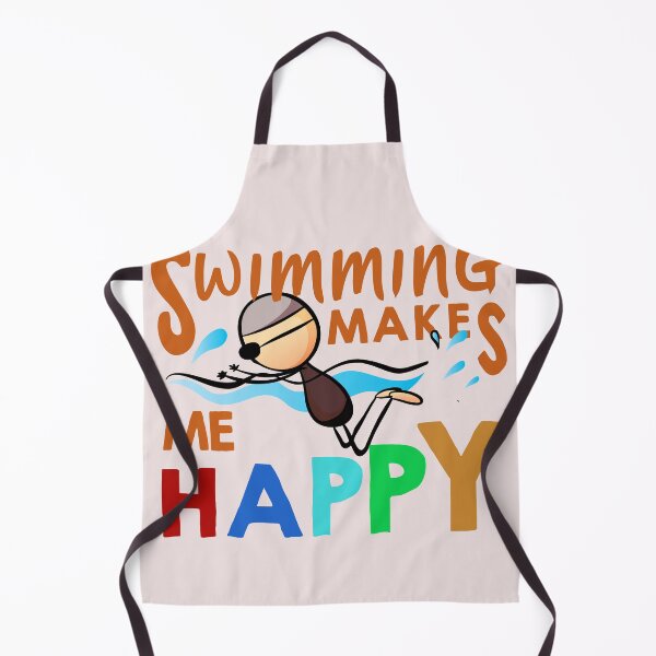 Item preview, swiming makes me happy | swimmers gift designed and sold by store7azzouzi.