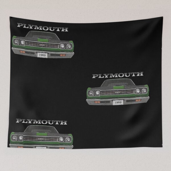Item preview, 1969 Plymouth Gtx Front Green Classic Guys Unisex designed and sold by LPOGDBEA.