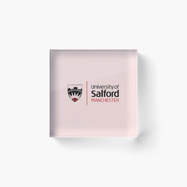 College of Salford Acrylic Block