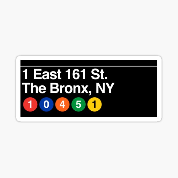 Yankee Stadium | 1 East 161 St, The Bronx, NY 10451 Sticker