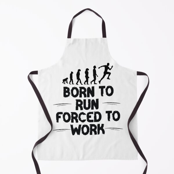 Item preview, Born to Run Forced to Work - funny gift for runner, athlete designed and sold by hyggekrog.