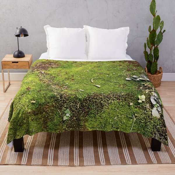 World of Moss Throw Blanket