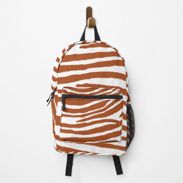 Item preview, Burnt Orange Zebra Stripes Pattern designed and sold by Design Minds Boutique.