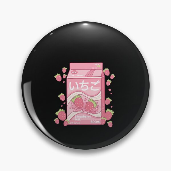 Item preview, Japanese Aesthetics Kawaii Strawberry Milk Shake designed and sold by Azhastor.