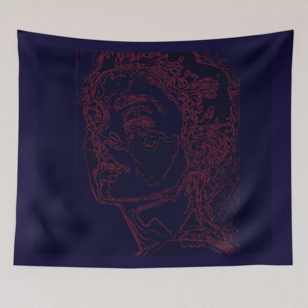 Item preview, red and blue designed and sold by Hunter Stewart.