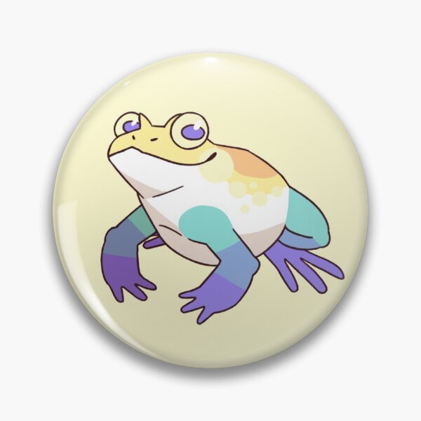 Item preview, Genderfaun Pridefrog designed and sold by amphibian-a-day.