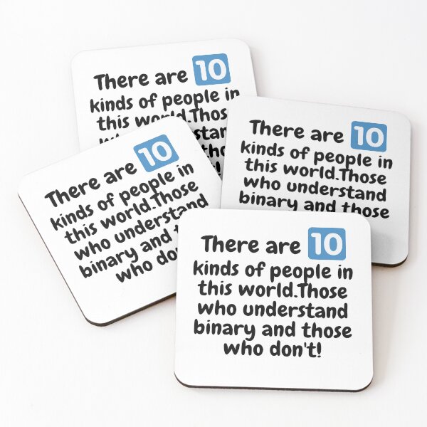 Item preview, There are 10 kinds of people | Funny Binary Geek Collection designed and sold by Viombhte-Prints.