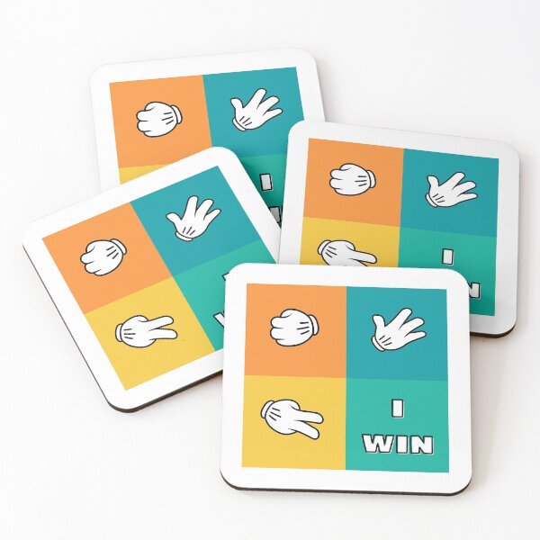 Item preview, Rock Paper Scissors I Win White designed and sold by daguilon.