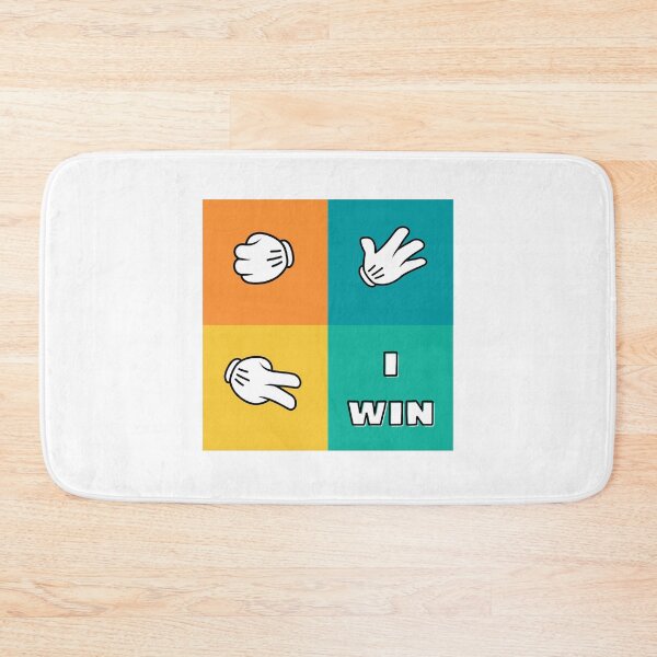 Item preview, Rock Paper Scissors I Win White designed and sold by daguilon.