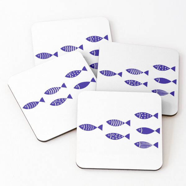 Item preview, Blue fish school designed and sold by StudioBarcelona.