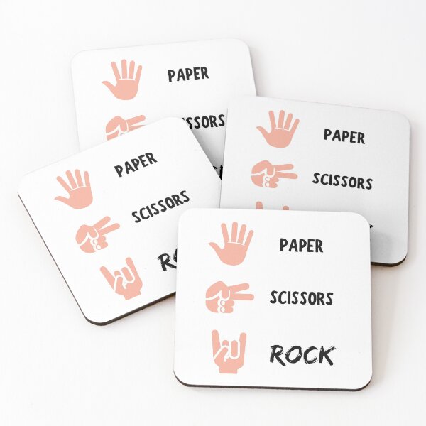 Item preview, Paper Scissors Rock White designed and sold by daguilon.