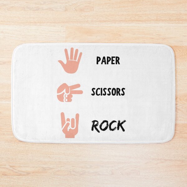 Item preview, Paper Scissors Rock White designed and sold by daguilon.