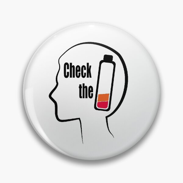 Item preview, mentally checked out / check the battery designed and sold by creatives think.