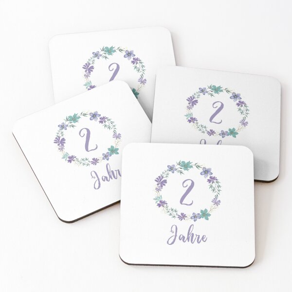 Item preview, 2nd birthday gift girl, purple pastel flowers designed and sold by Blue-Fairy.