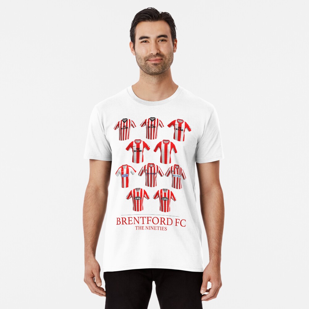 Brentford FC White Red T-Shirt