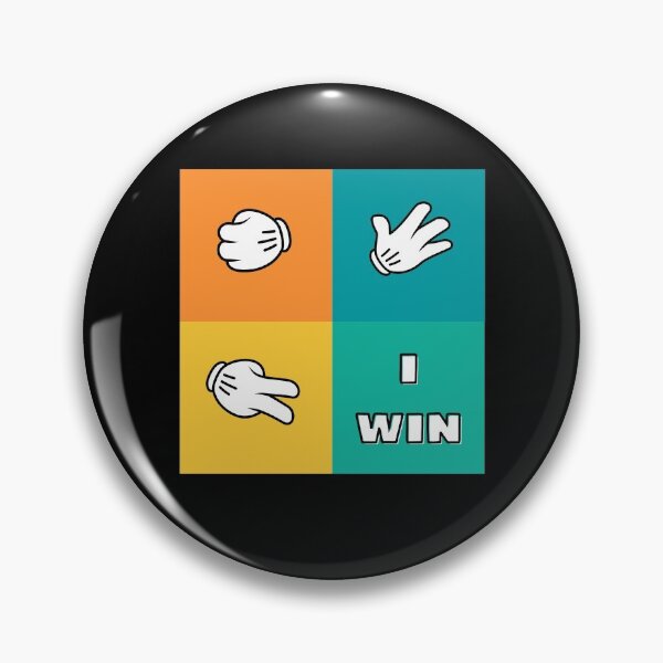 Item preview, Rock Paper Scissors I Win Black designed and sold by daguilon.