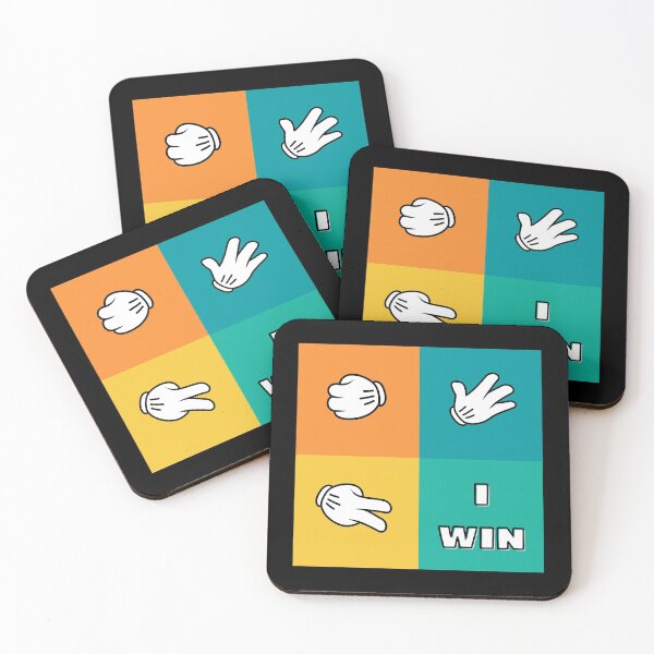 Item preview, Rock Paper Scissors I Win Black designed and sold by daguilon.