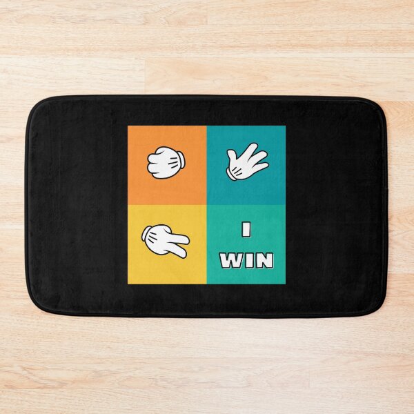Item preview, Rock Paper Scissors I Win Black designed and sold by daguilon.