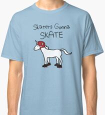 Skaters Gonna Skate (Unicorn Roller Derby) Classic T-Shirt