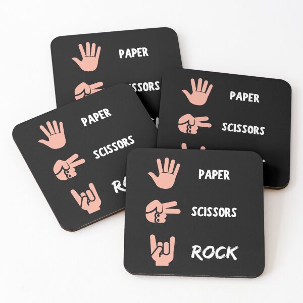 Item preview, Paper Scissors Rock Black designed and sold by daguilon.