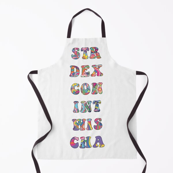 Item preview, Dungeons and Dragons Psychedelic Stats designed and sold by nicegnome.