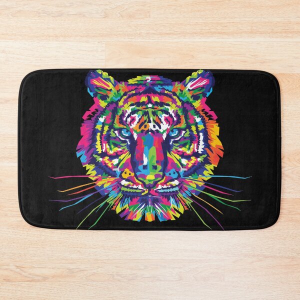 Item preview, Striking Tiger Geometric Head designed and sold by WowAllinOne.