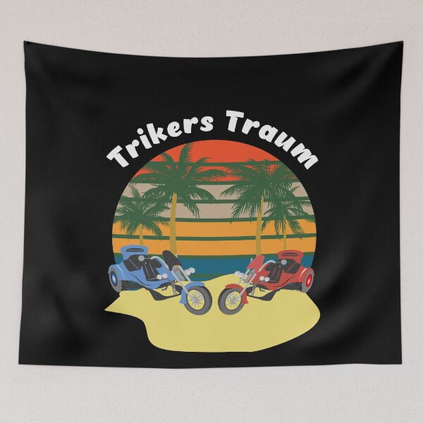 Item preview, Two trikes on the beach - Trikers Dream. designed and sold by Bodino.