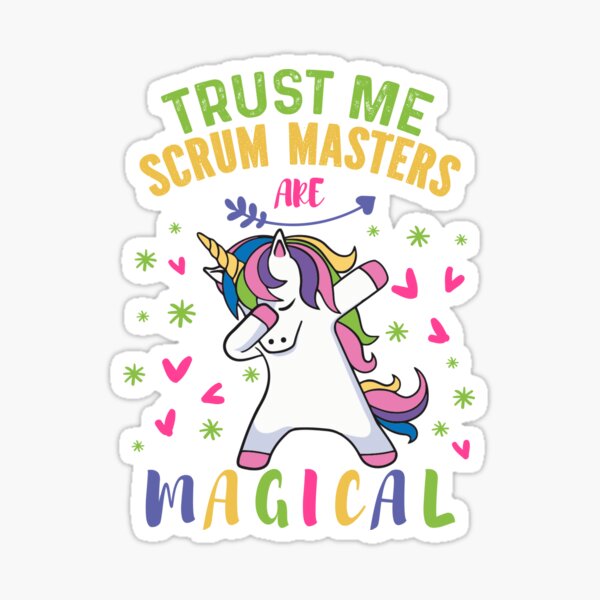 Item preview, Cute Dabbing Unicorn Scrum Master Gift designed and sold by TeeZazzle.