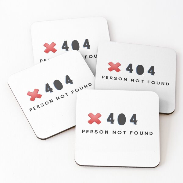Item preview, 404 Person Not Found | Geek Collection designed and sold by Viombhte-Prints.