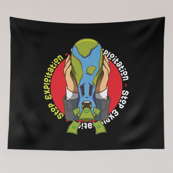 Item preview, Greed for profit exploitation of the earth greed designed and sold by FalkDania.