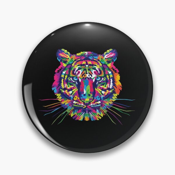 Item preview, Striking Tiger Geometric Head designed and sold by WowAllinOne.