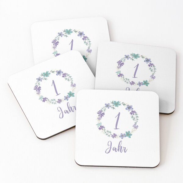 Item preview, 1st birthday girl gift, purple pastel flowers designed and sold by Blue-Fairy.