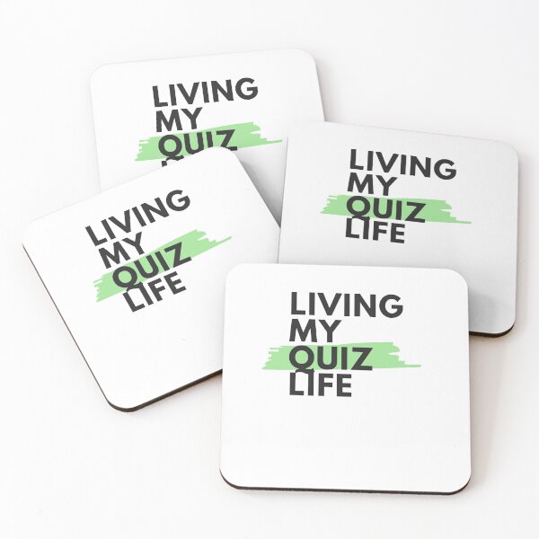 Item preview, Living my Quiz Life Green designed and sold by PaynesPopUpQuiz.