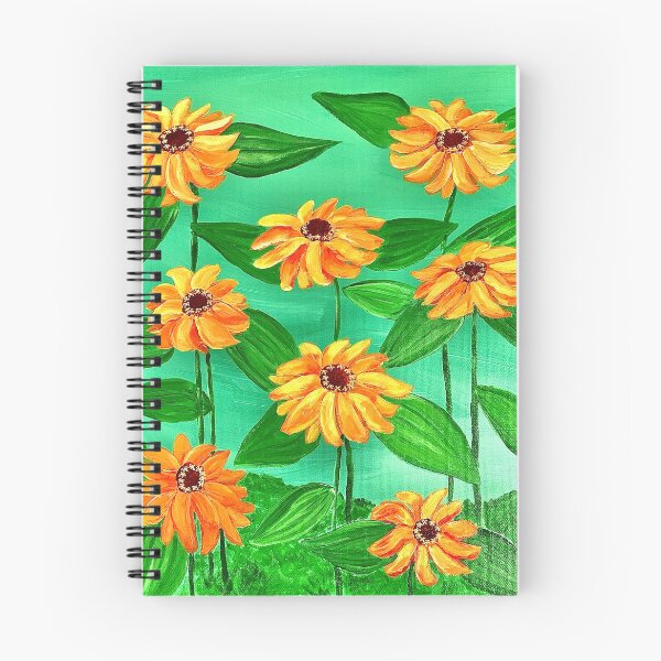 Item preview, Happy Yellow Zinnias designed and sold by Tkoransky.