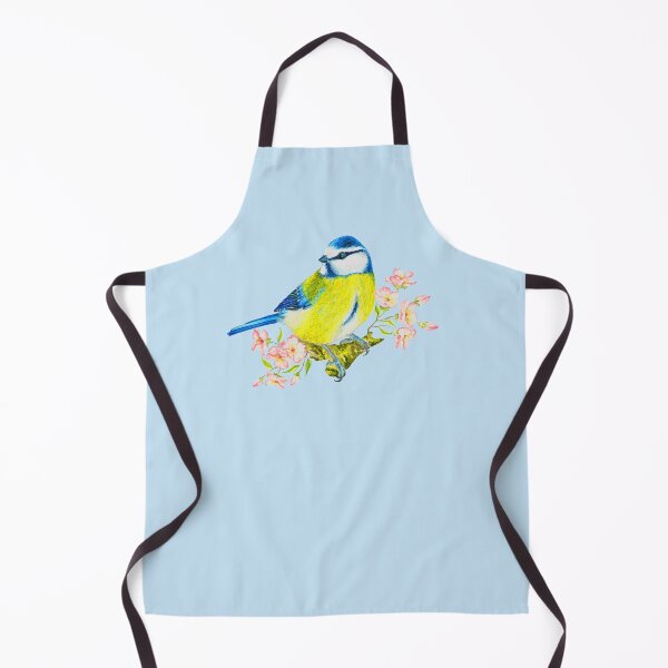 Item preview, Blue Tit bird and Cherry Blossom  designed and sold by ColorSplendor.