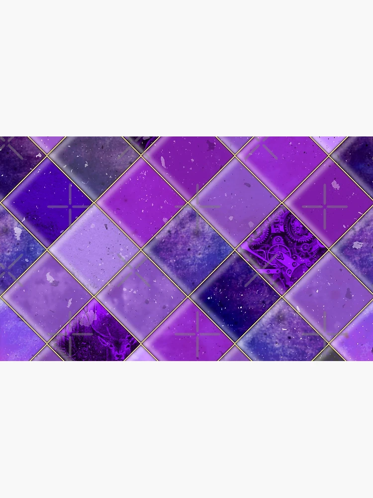 Thumbnail 4 of 4, Coffee Mug, Pink/Purple Tile Pattern designed and sold by DifferentCreate.