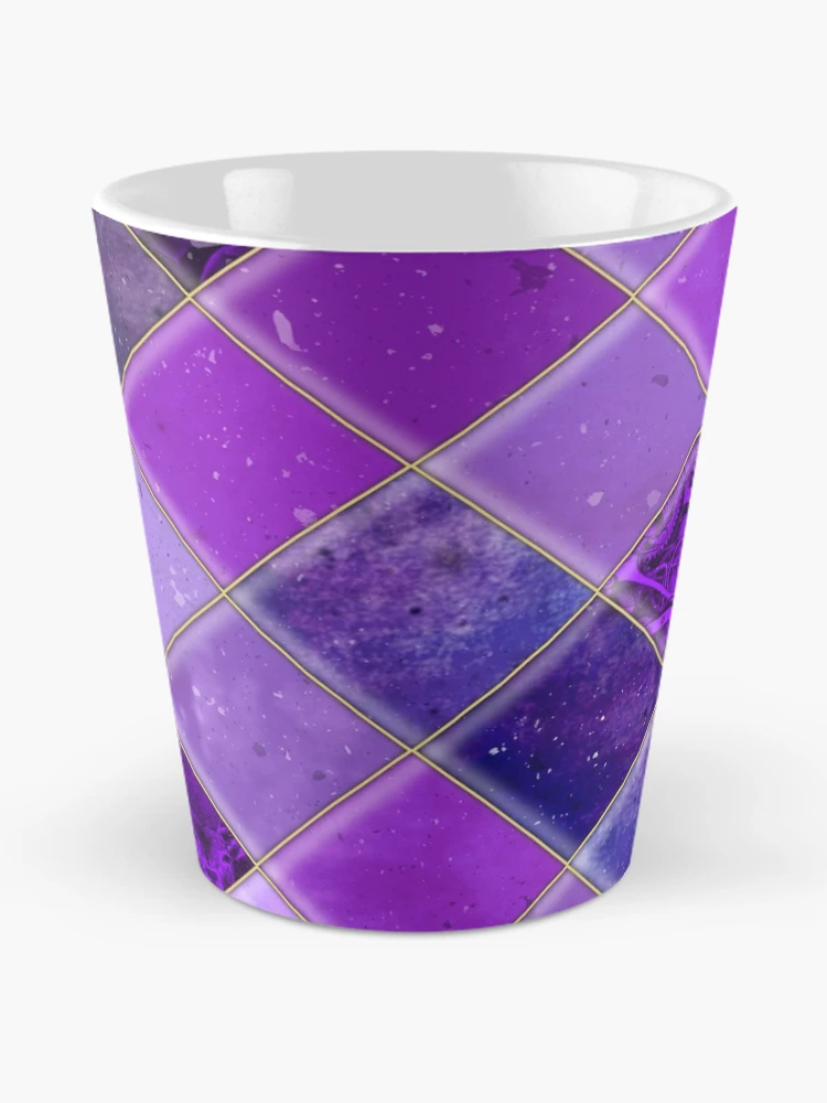 Thumbnail 2 of 4, Coffee Mug, Pink/Purple Tile Pattern designed and sold by DifferentCreate.